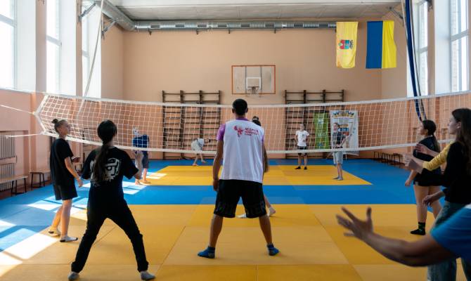 Adolescents' activities during a summer camp in Chernivsti 