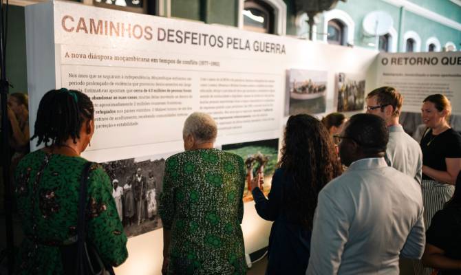 UNHCR photo exhibition in Maputo on the occasion of the UNHCR’s 75th anniversary commemoration 
